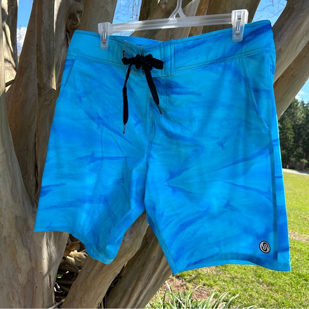 SCALES men’s size 38 First Mates Board Shorts/ Swim Trunks LIKE NEW!!